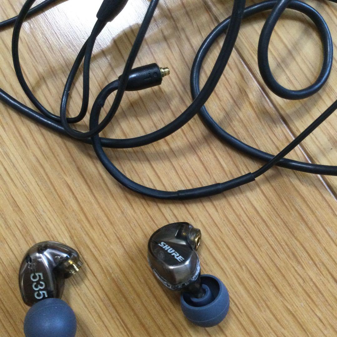 SHURE SE535モデル リケーブル可能イヤホン グレー