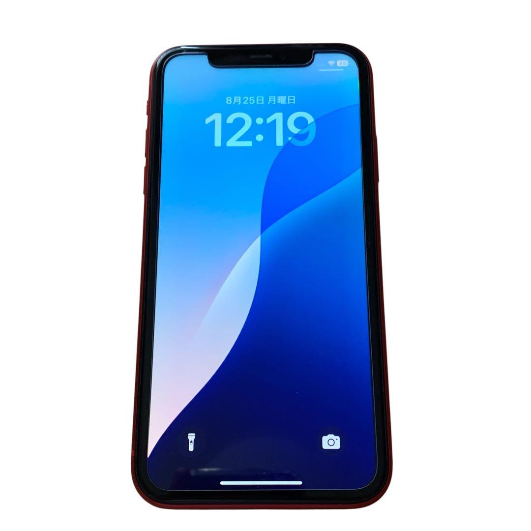iPhone 11 レッド 128GB SIMフリー 大容量バッテリー 美品