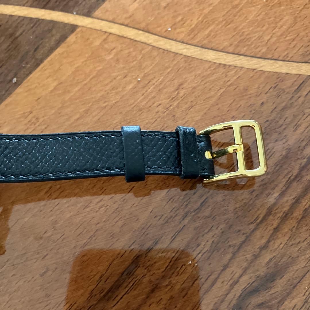 menu です♪HERMES エルメス ケリーウォッチ　ブラック