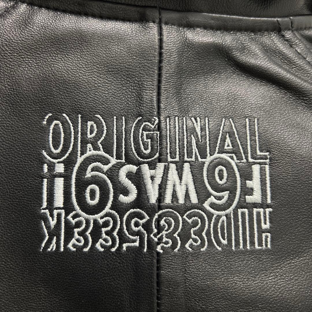 LサイズHIDEANDSEEK x ToruNishiuraレザー JKT