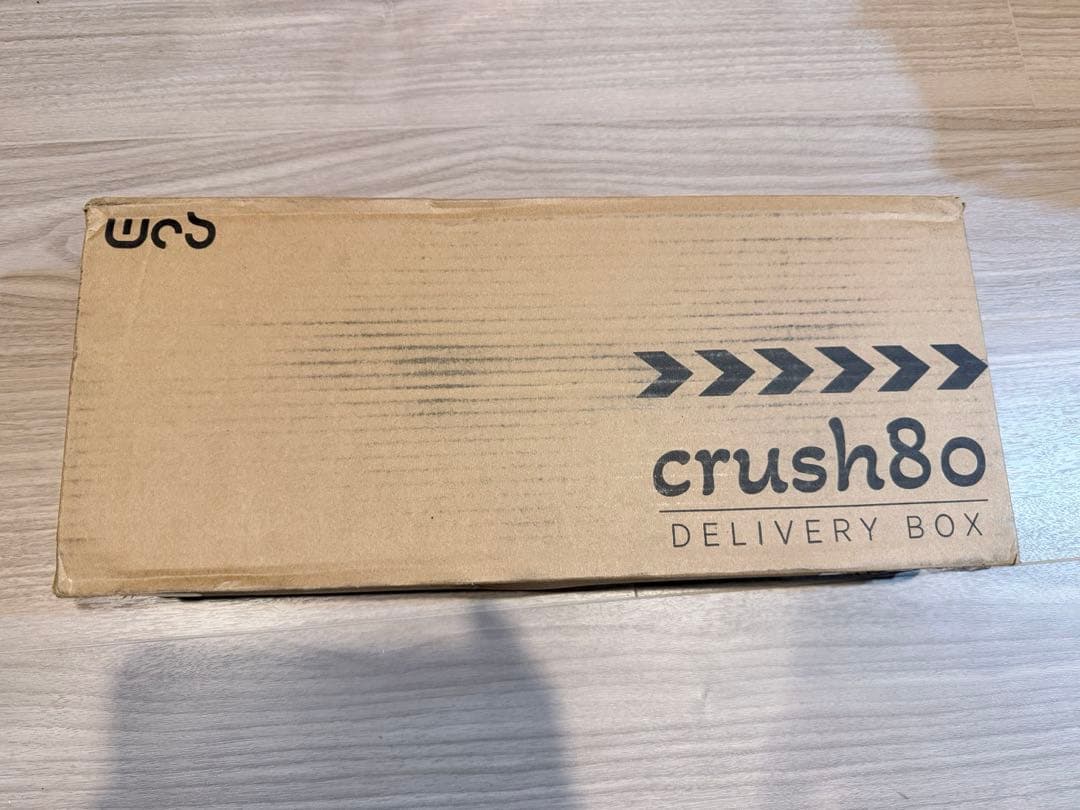 CRUSH80 REBOOT マットブラック ワイヤレスキーボード 本体 未開封