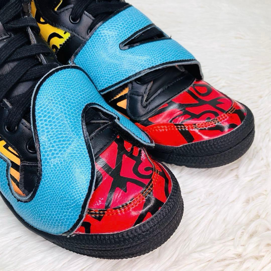 【希少モデル】25㌢ジェレミー・スコット×アディダス　レターズ　トロピカルカラー