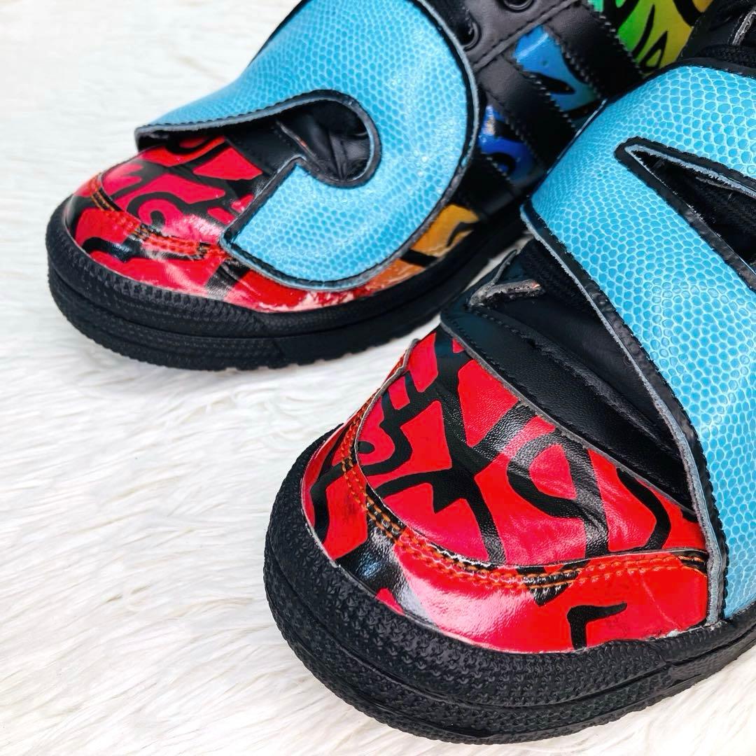 【希少モデル】25㌢ジェレミー・スコット×アディダス　レターズ　トロピカルカラー