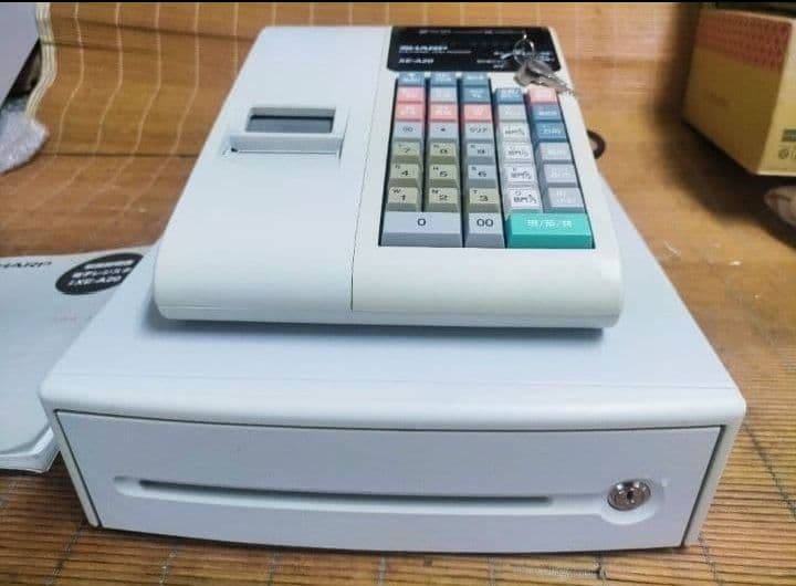 シャープレジスター　XE-A20　店名設定無料ロゴ可能機種　673838