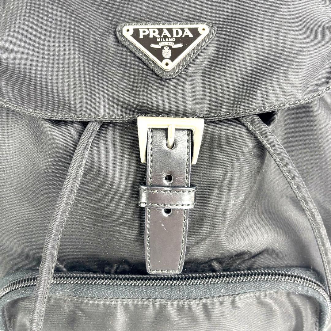 ほぼ未使用 PRADA プラダ リュック バックパック ナイロン レザー