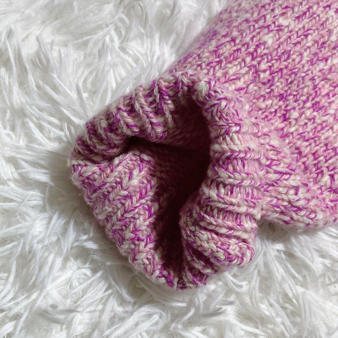 Fujiyu ☆Drawer ドゥロワー　ウール　カシミヤ　天竺編みピンク