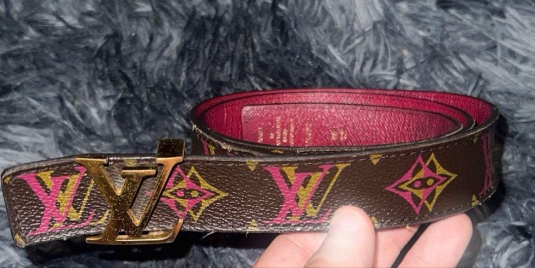 よ*！様 LouisVitton ベルト レディース M9794 ダミエ80