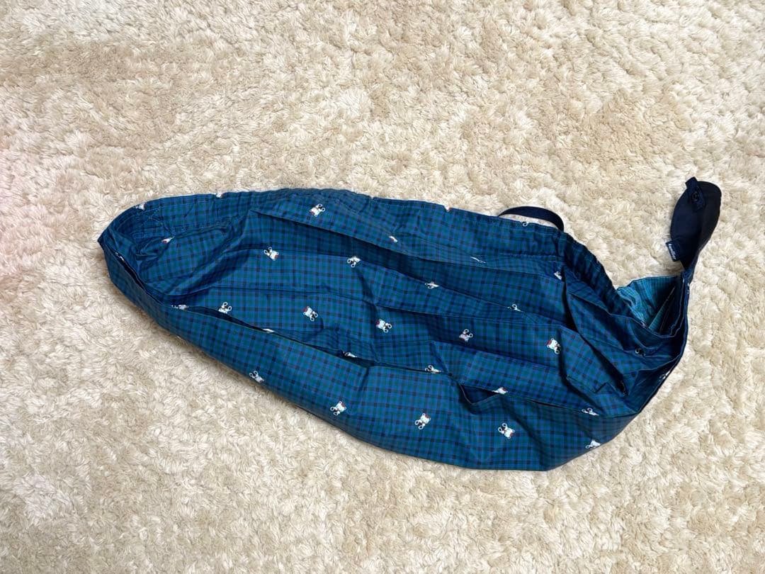 廃盤♥ファミリア エコバッグ　Lサイズ シュパット　　ブルー　美品