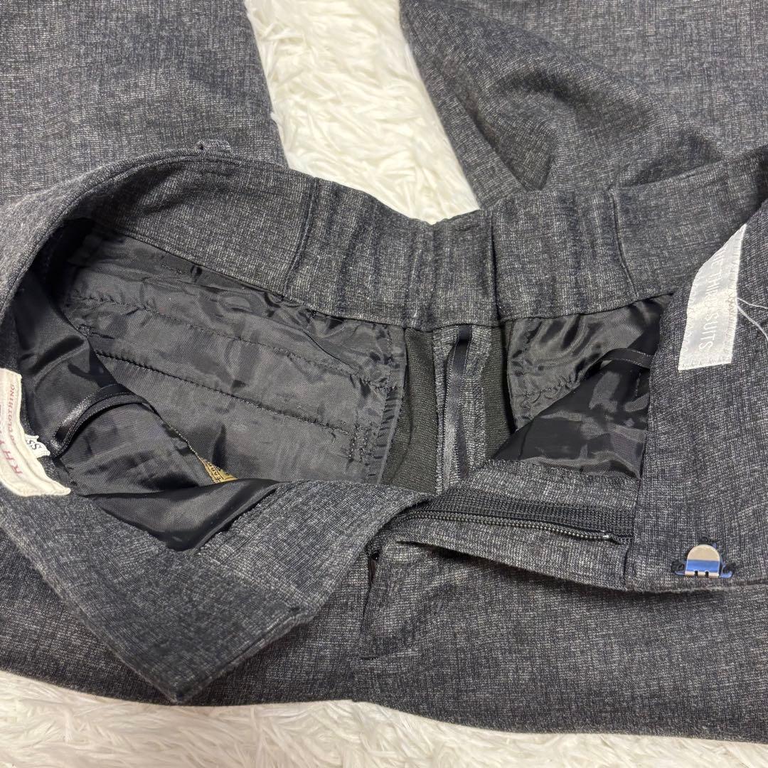 オリヒカ ライム ノーカラー パンツ スーツ セットアップ 洗える 近年モデル⑤