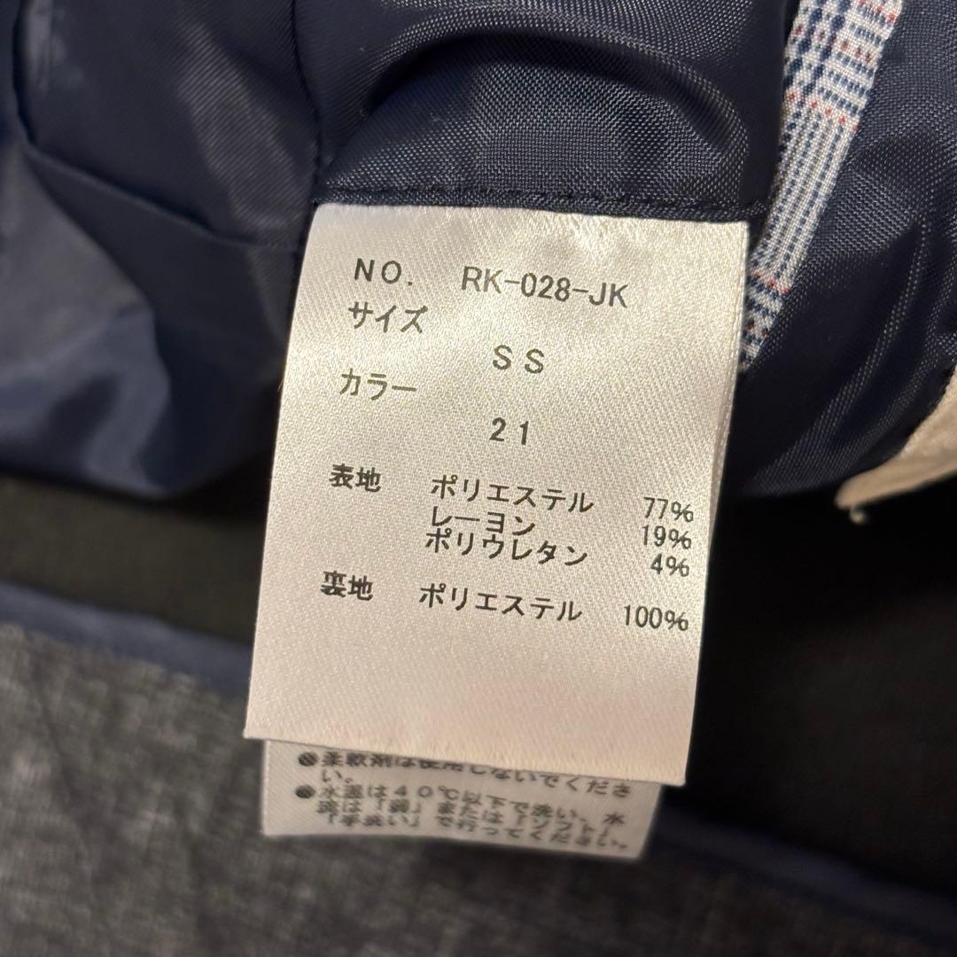 オリヒカ ライム ノーカラー パンツ スーツ セットアップ 洗える 近年モデル⑤