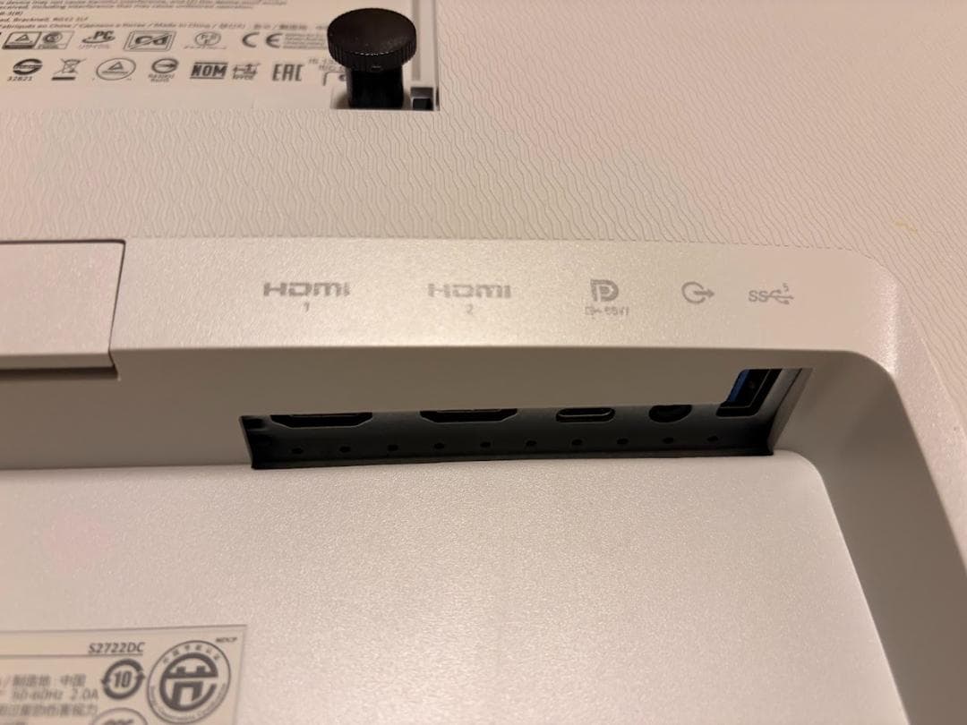 Dell S2722DC 27インチ モニター （スタンドなし）★同時購入割引有