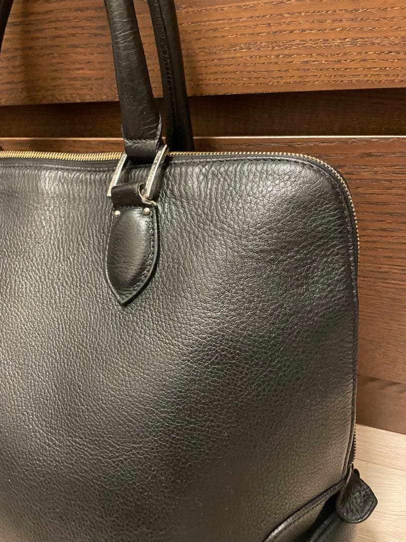 ペッレモルビダ Maiden Voyage シュリンクレザー ビジネスバッグ 黒