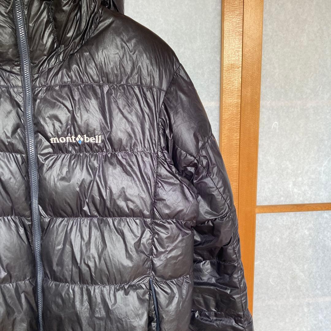 mont-bell モンベル アルパイン ダウン パーカ S ブラック 補修あり