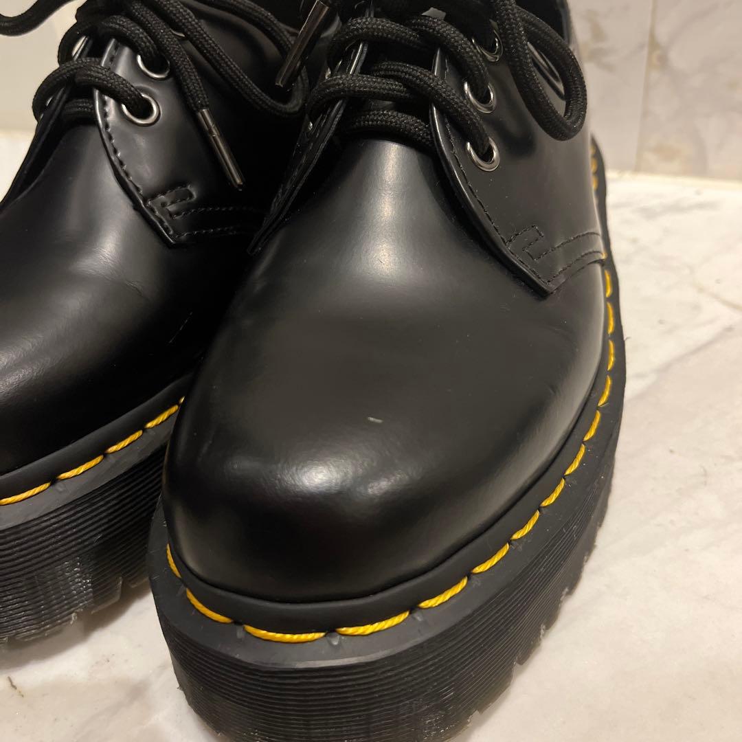 ♡ dr.martens 1461 quad UK4 黒 厚底 3ホール