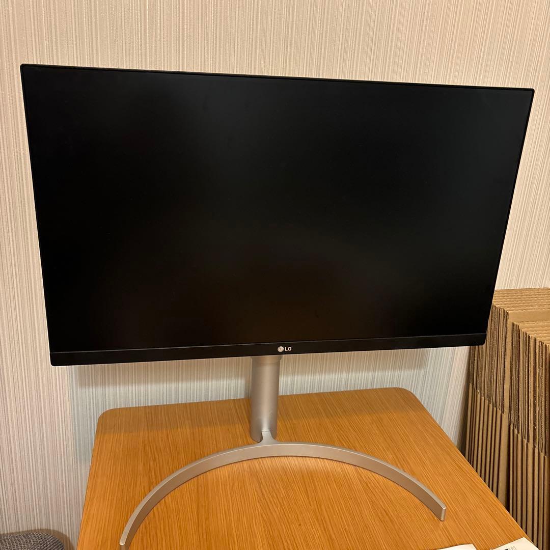 LG フレームレス モニター ディスプレイ 24QP750-B 23.8インチ