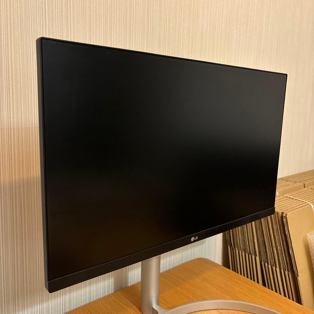 LG フレームレス モニター ディスプレイ 24QP750-B 23.8インチ