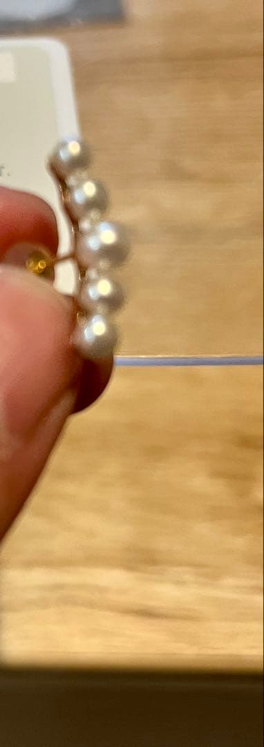 【購入証明書付き】STAR JEWELRY GIRL K10パール ピアス