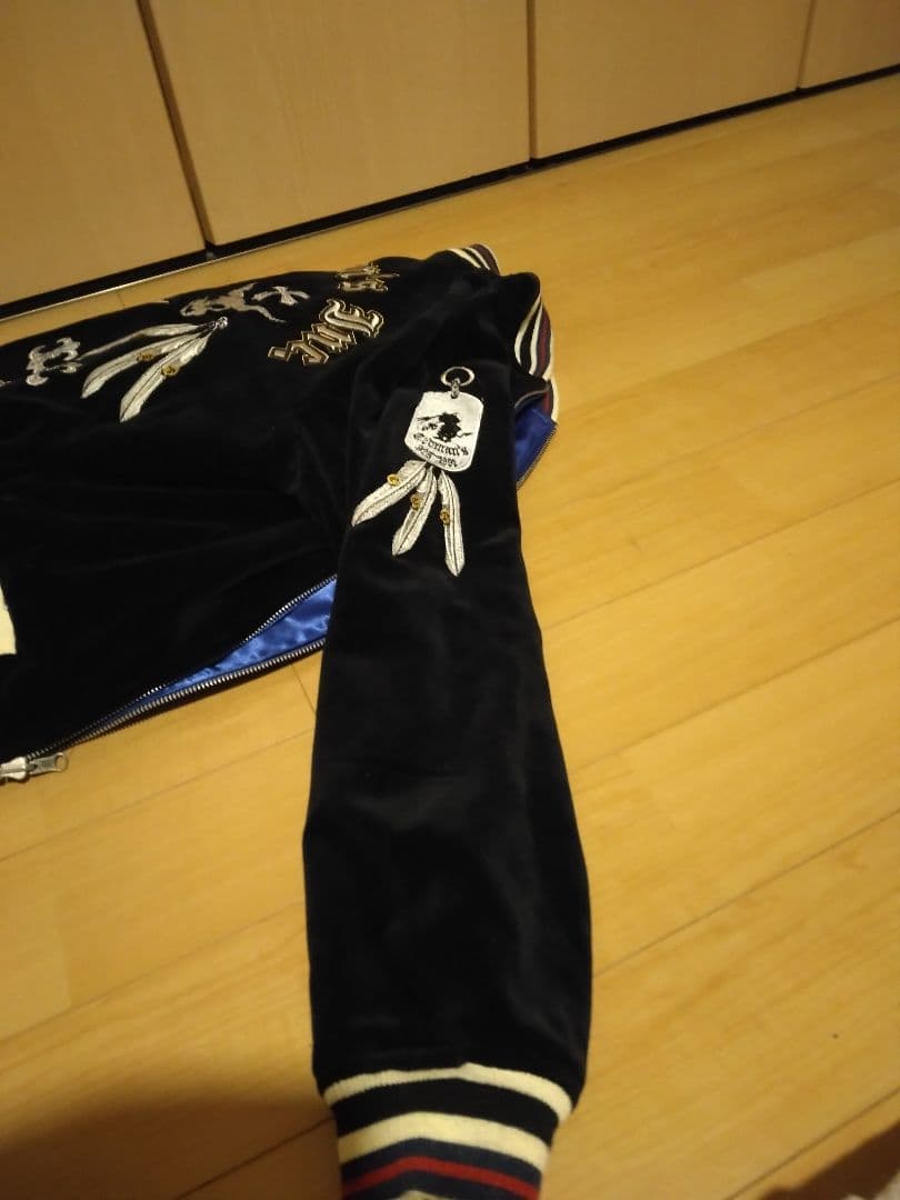 McTedman's Inc. スカジャン 黒と青リバーシブル