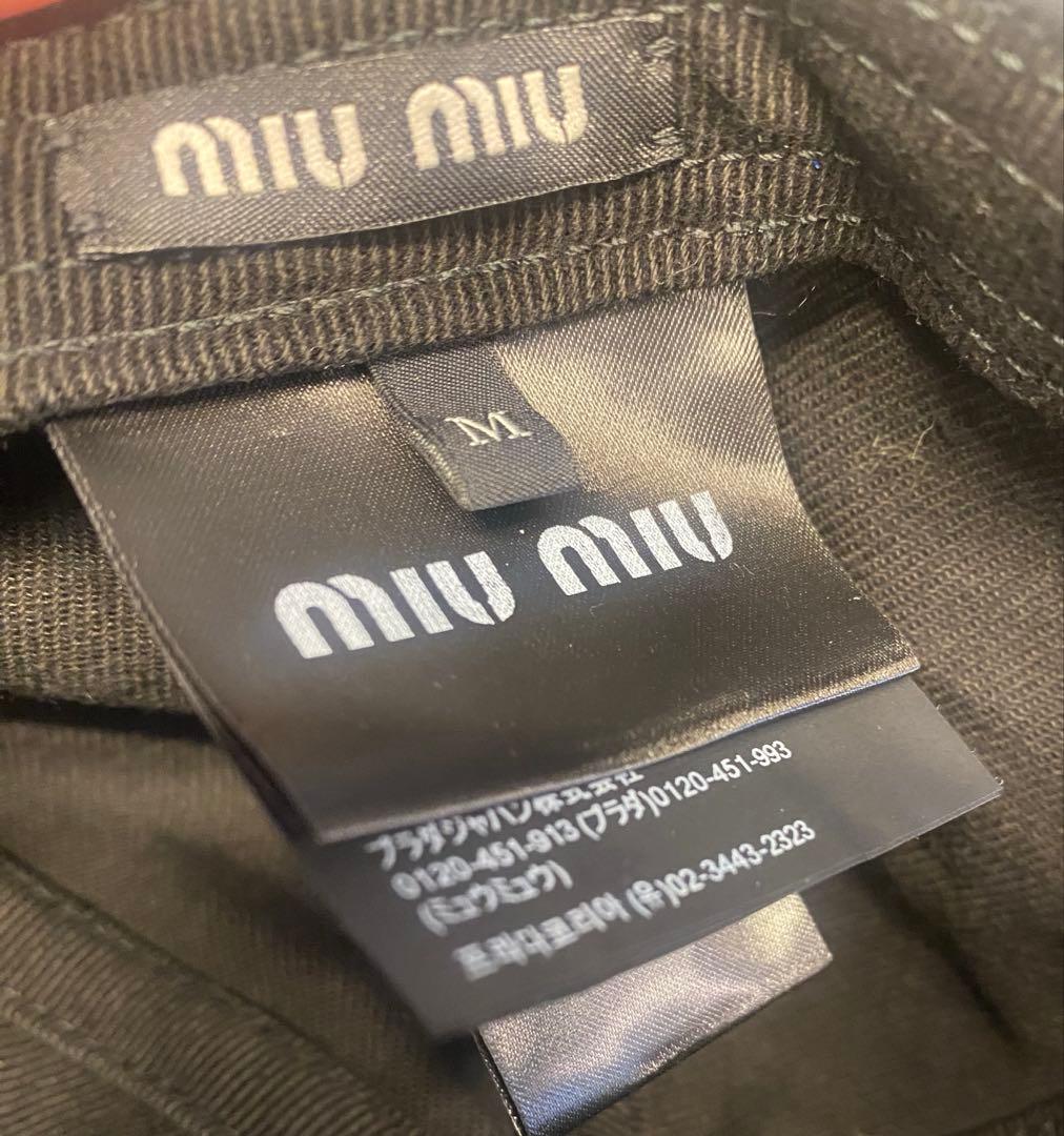 ミュウミュウ　キャップ　コード　M