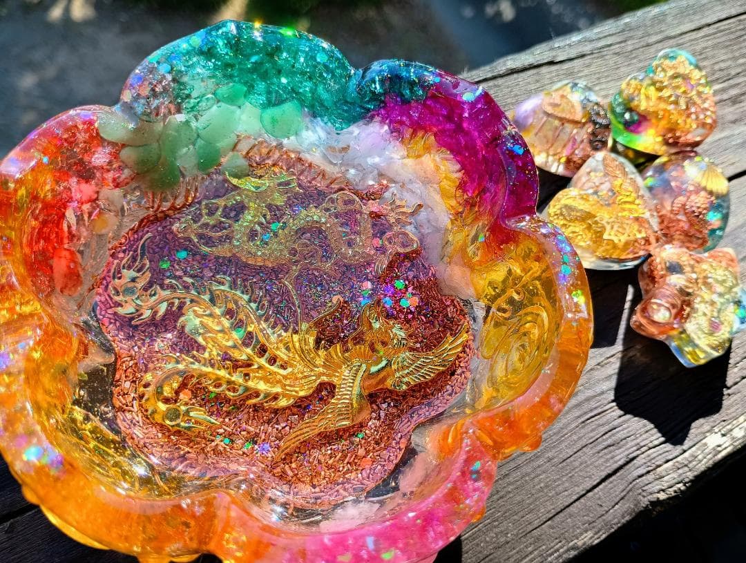 大きなお花型❀JEWELRY⭐オルゴナイト⭐十六夜♡美月✨さま♥️おまとめ専用