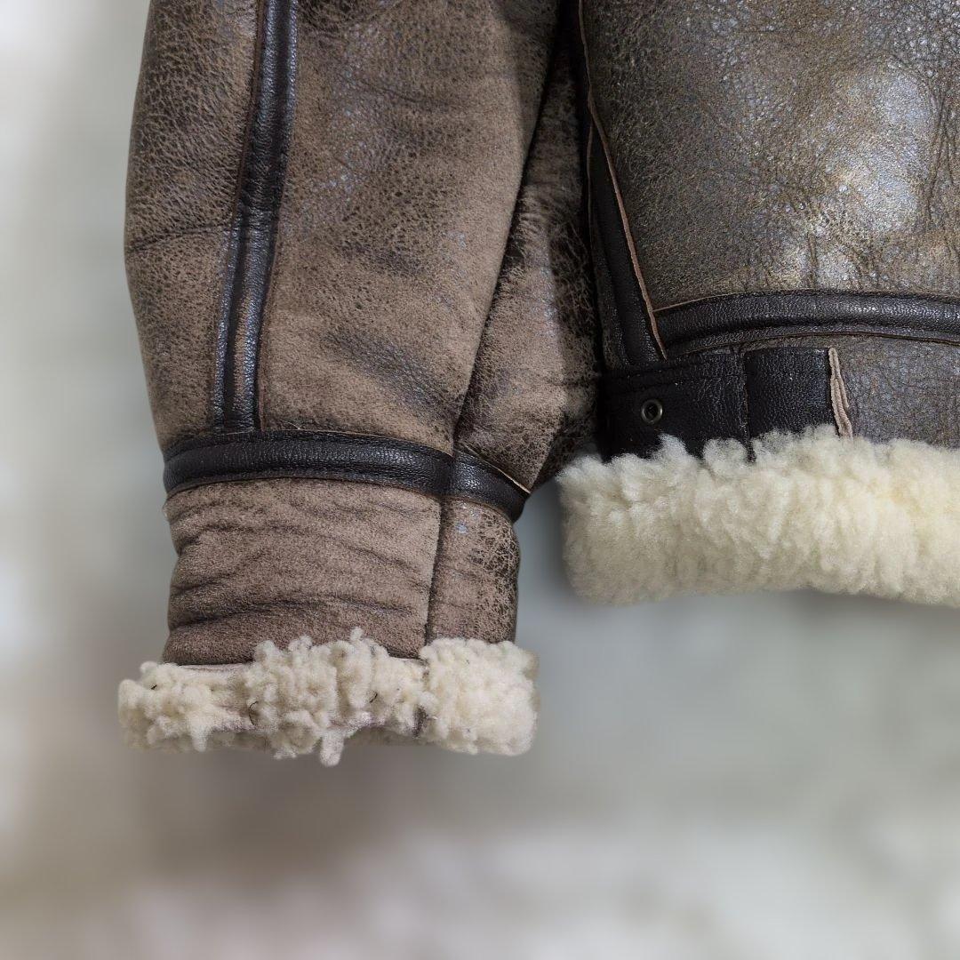 超良品 AVIREX B-3　38　リアルムートン ボア　胸タグ　L〜XL