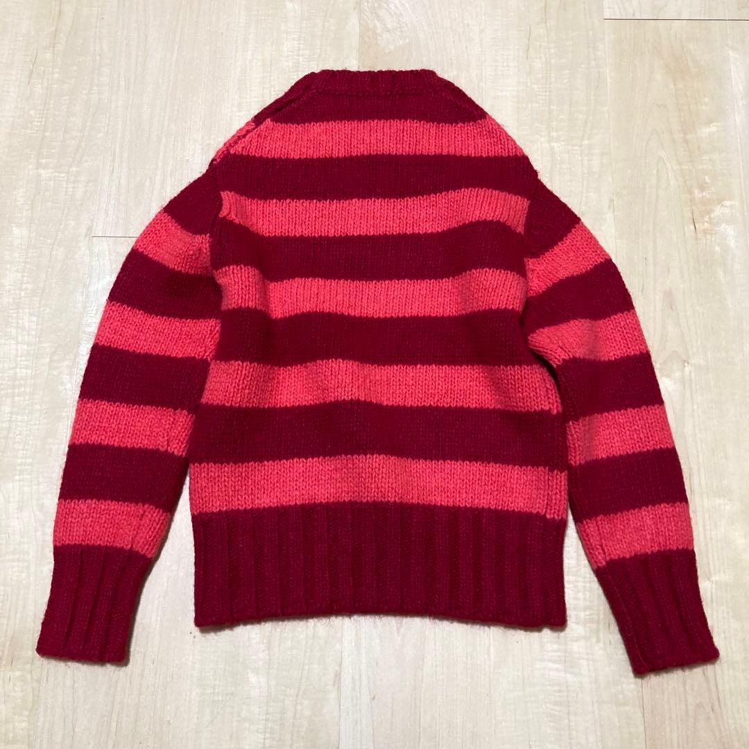 美品！トリココムデギャルソン AD2002 変形 ボーダー ニット