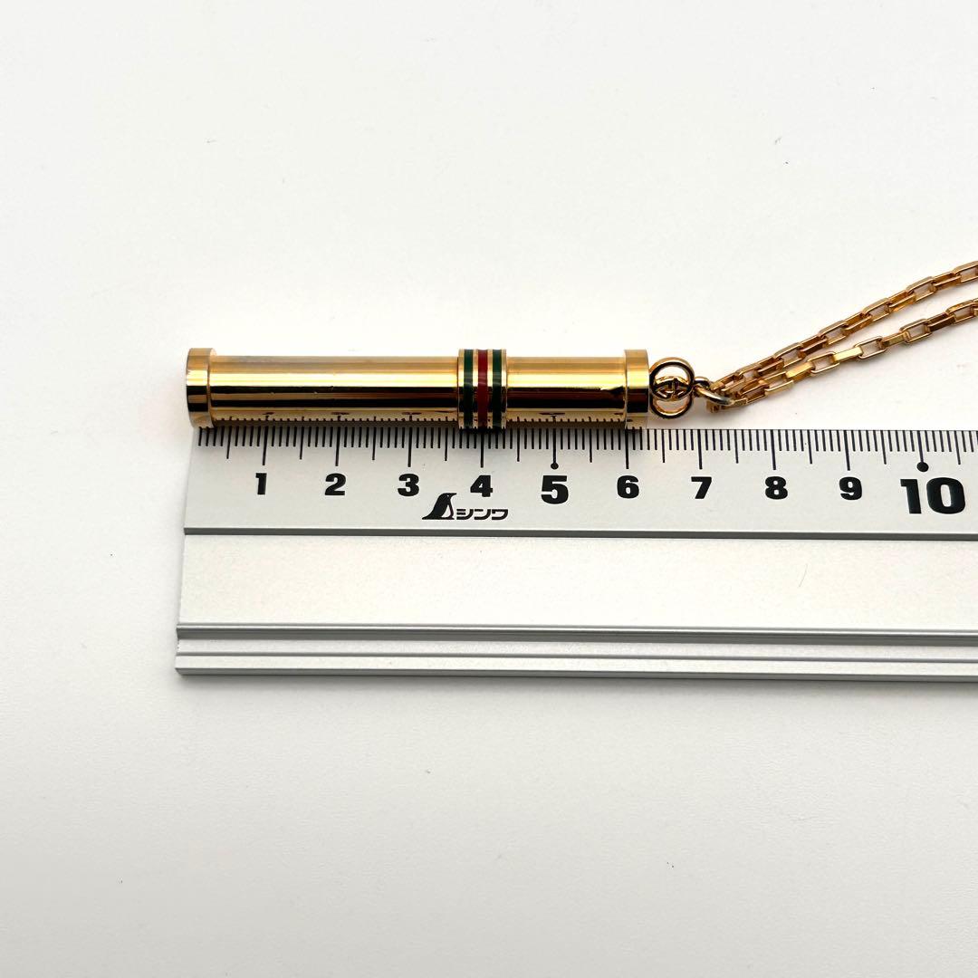 美品✨ GUCCI ネックレス オールドグッチ シェリーライン パフュームボトル