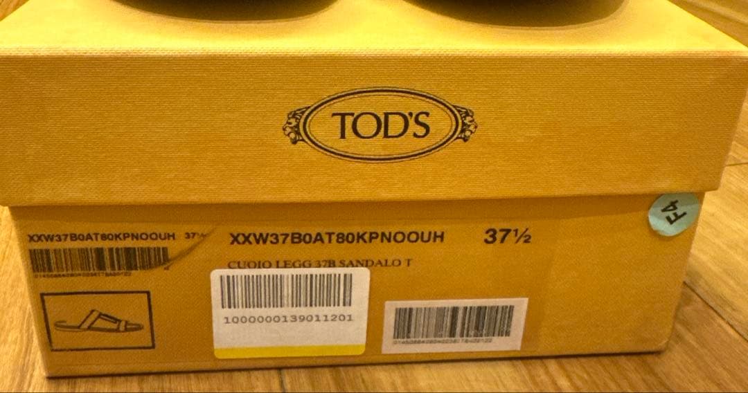 Tod's サンダル　ダブルT 37.5