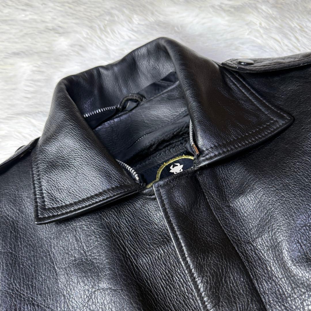 【90s】G-1 フライトレザージャケット M 襟ボア・ライナー付き完品！