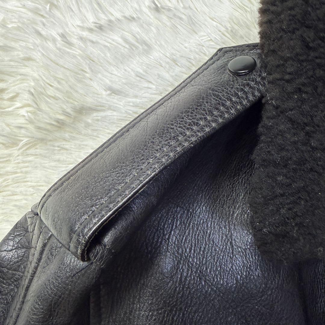 【90s】G-1 フライトレザージャケット M 襟ボア・ライナー付き完品！