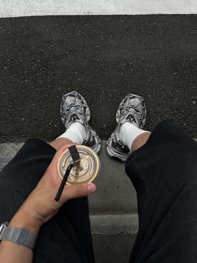 BALENCIAGA 3XL EXTREME LACE ブラウン　42