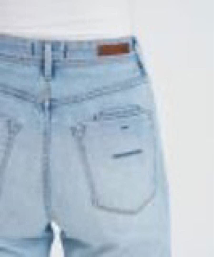 【美品】YANUK ヤヌーク ボーイズストレートLEA / COF デニム 23