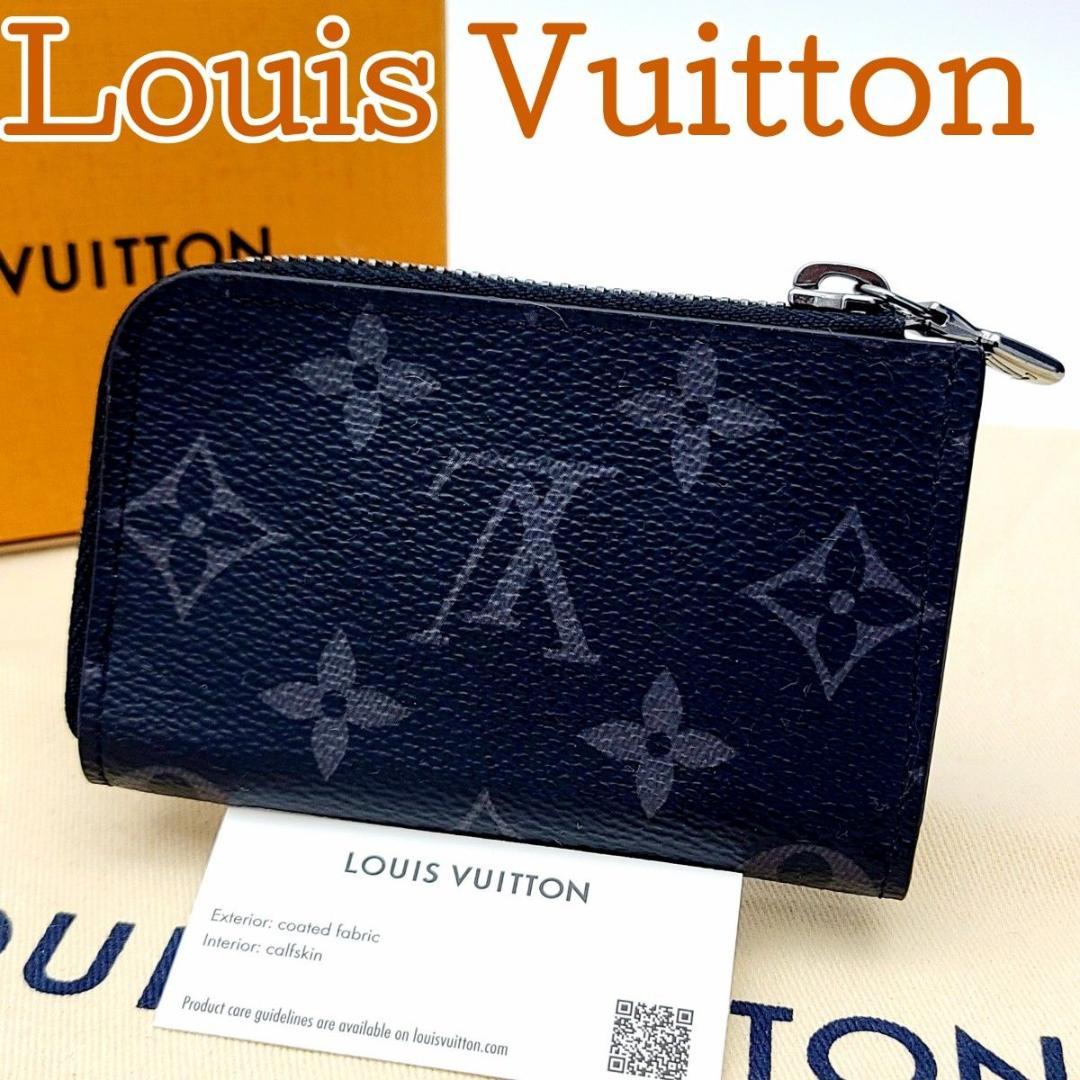 極美品 ルイヴィトン モノグラム エクリプス ケース RFID 箱付