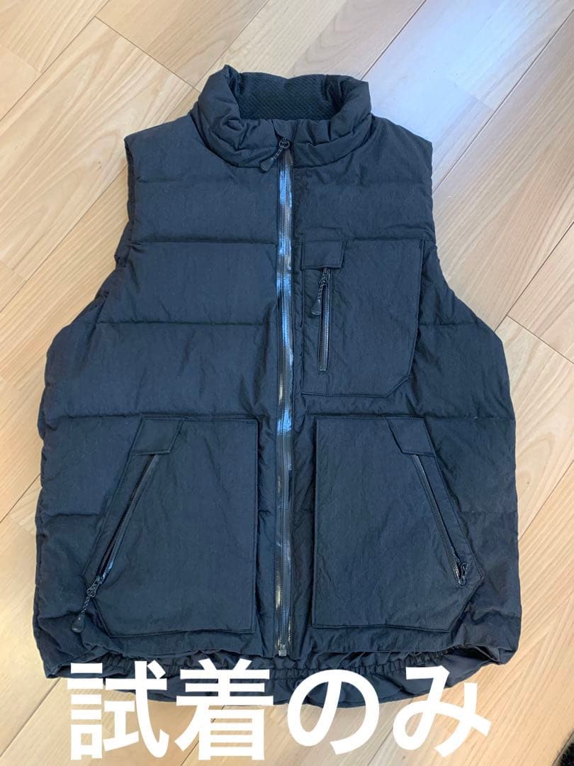 美品  peak スノーピーク ダウンベスト ブラック