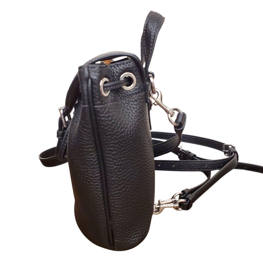 (美品) COACH アメリア コンバーチブル バックバック リュック レザー黒