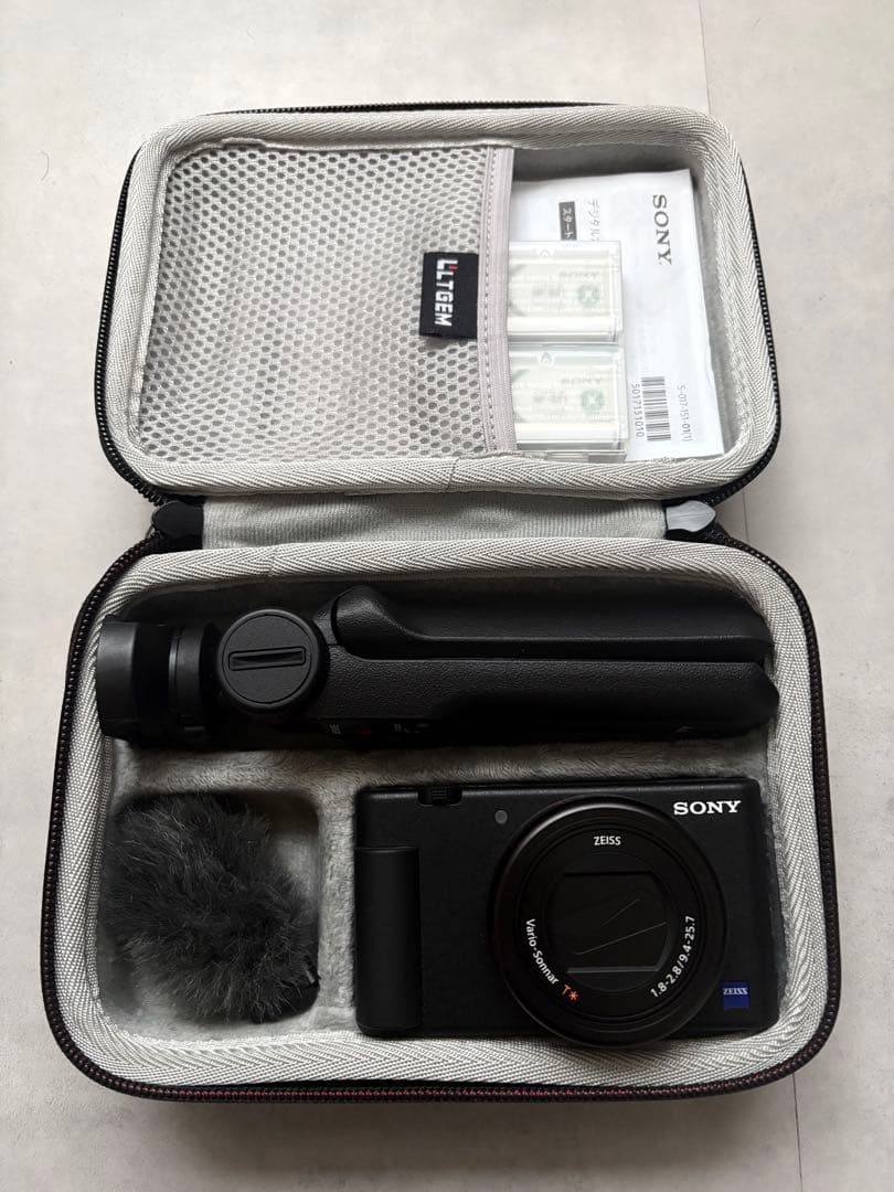 【美品】SONY VLOGCAM ZV-1G シューティンググリップキット