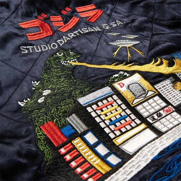 新品未使用 ダルチザン 怪獣大戦争スカジャン ゴジラvsキングギドラ 40