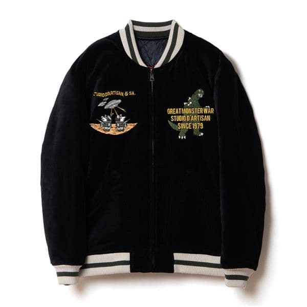 新品未使用 ダルチザン 怪獣大戦争スカジャン ゴジラvsキングギドラ 40