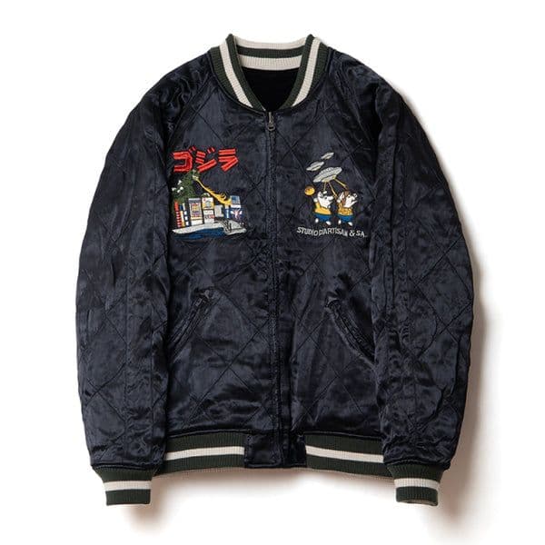 新品未使用 ダルチザン 怪獣大戦争スカジャン ゴジラvsキングギドラ 40