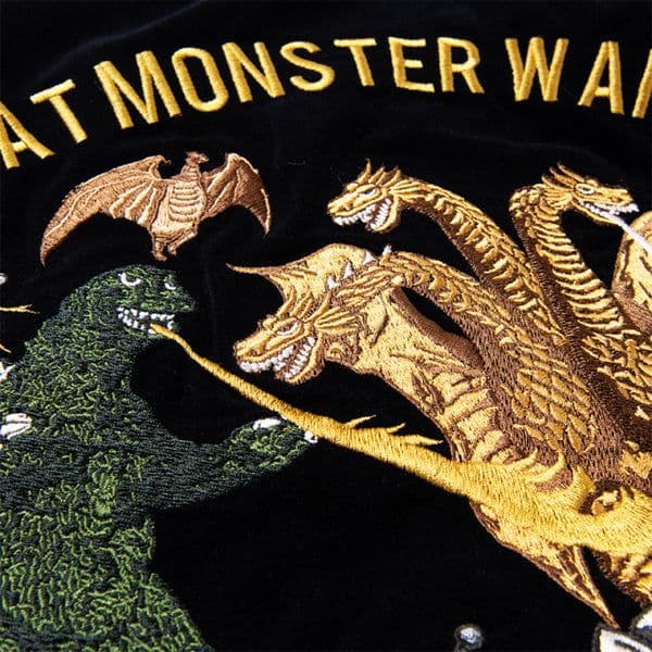 新品未使用 ダルチザン 怪獣大戦争スカジャン ゴジラvsキングギドラ 40