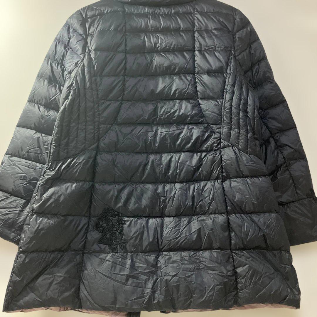 ＊美品＊amitie アミティエ ／ダウンジャケット　アウター　濃ネイビー