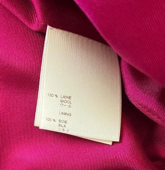 Louis Vuitton ホットピンク ミンク襟 ツイード ショートジャケット