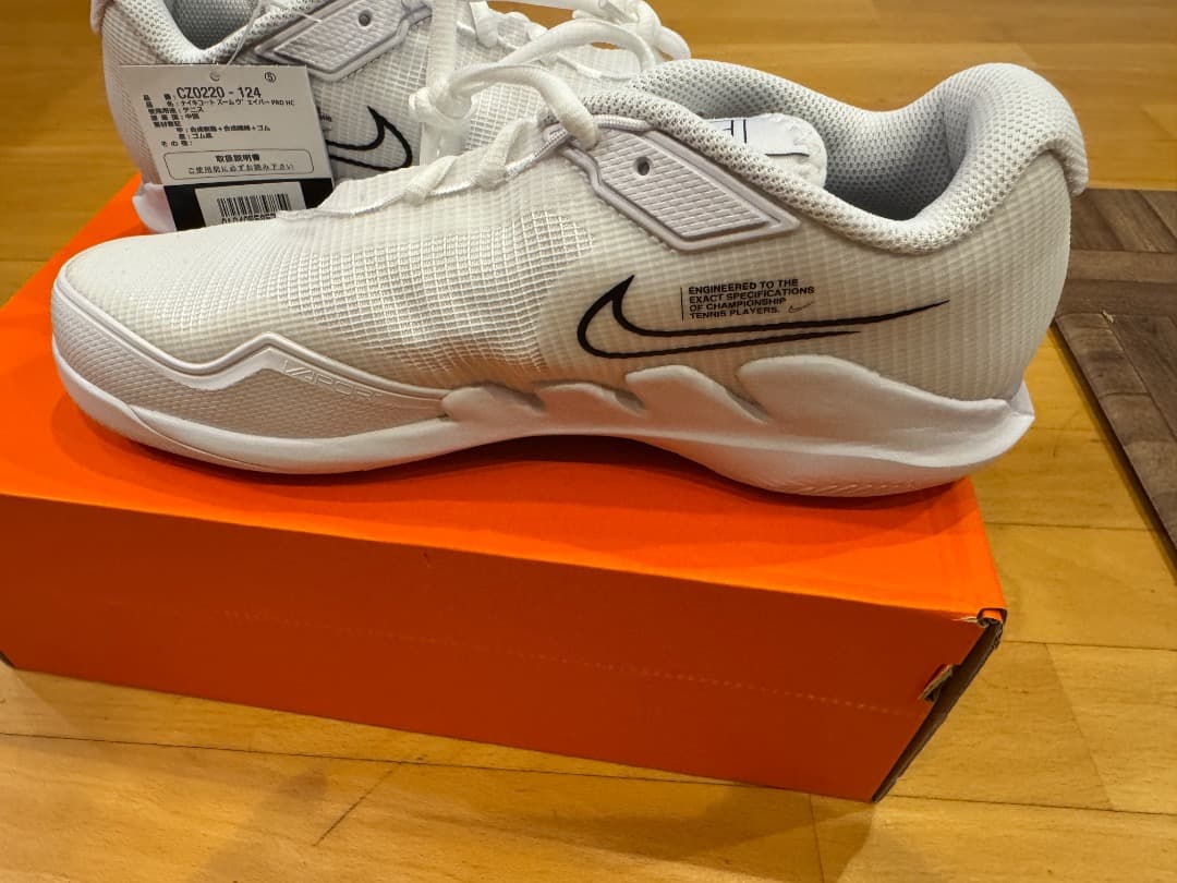 Nike ZOOM Vapor Pro HC テニスシューズ ホワイト/ブラック