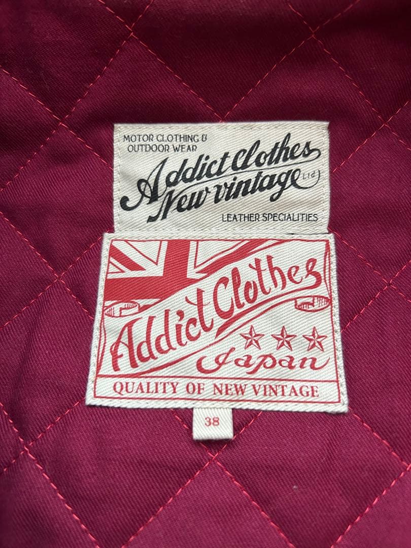 アディクトクローズ AD-01 DEERSKIN CLIX zip 38