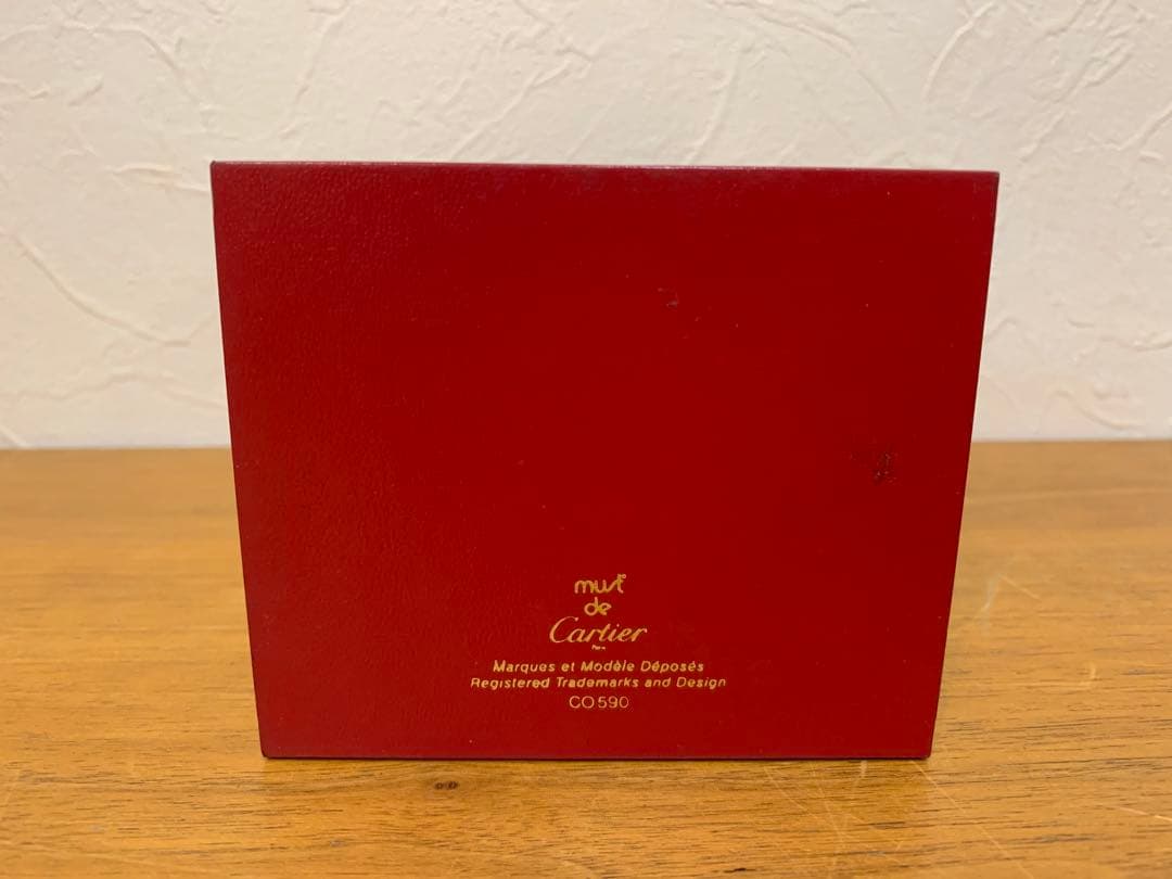 N0916-17★Cartier 空箱 赤 アクセサリーケース 2点セット