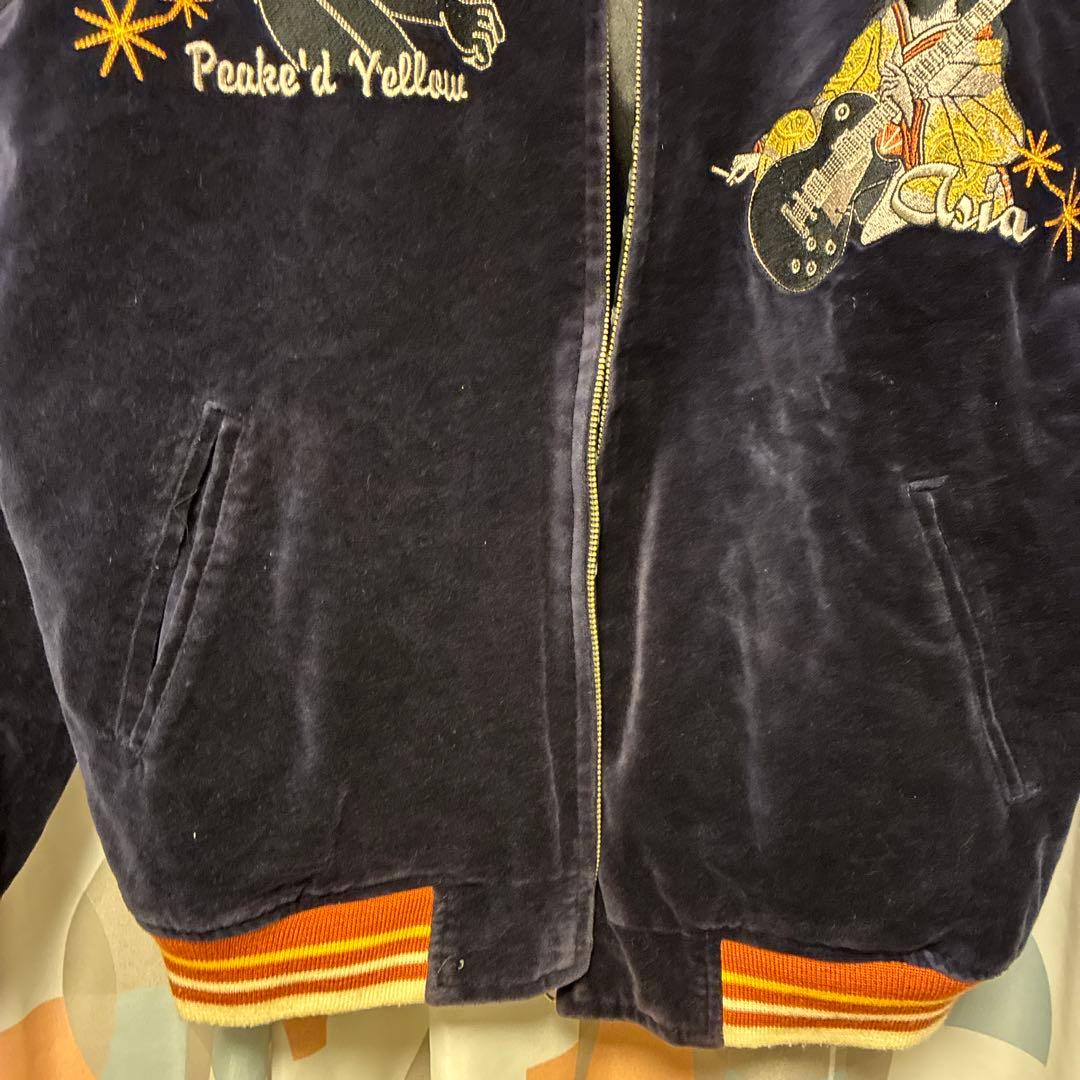 PEAK'ED YELLOW ピークドイエロー　別珍　ベロア　スカジャン　42