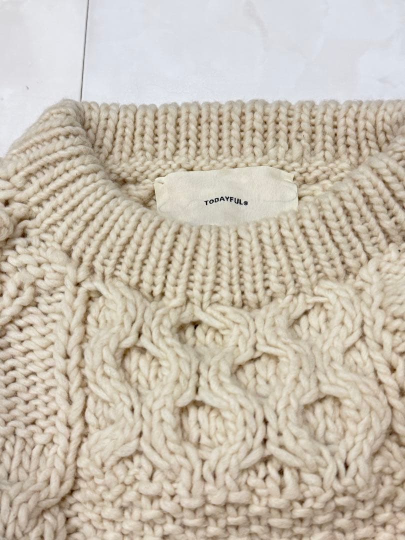 【新品タグ付き】TODAYFUL Pattern Hand Knit ニット