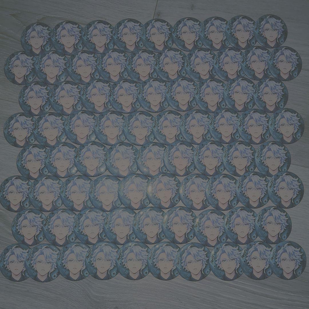 ツイステ ブレイジングジュエル 缶バッジ 5周年 アズール