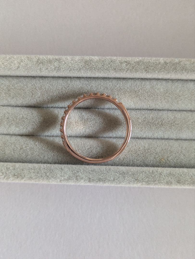 ハーフエタニティ　リング　ダイヤモンド　#13