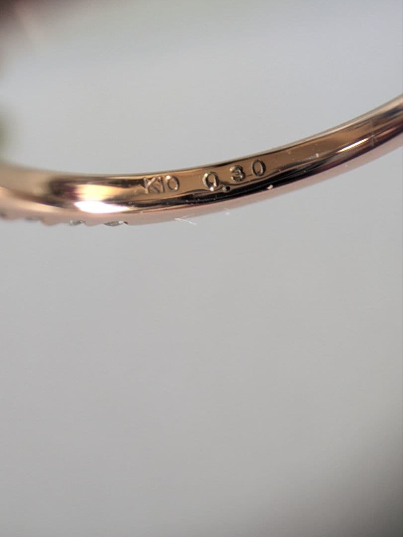 ハーフエタニティ　リング　ダイヤモンド　#13